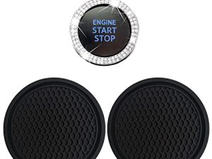2 porte-gobelets de voiture et 1 strass