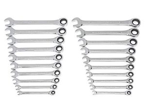 20 PC SAE/MM RAT COMB WR SET