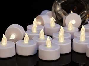 Boakboary Lot de 24 bougies chauffe-plat électriques