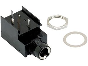 Prise d'ampli Fender 1/4" chromée - Mono
