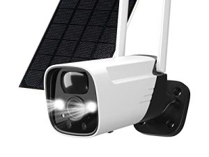 Caméra de sécurité solaire ELECCTV 2K sans