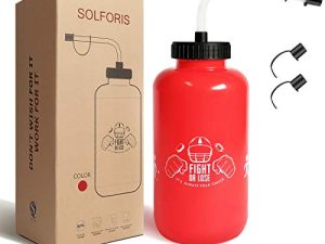 SolForis Bouteilles d'eau de hockey avec longue