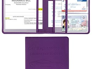 Cacturism Car Registration and Insurance Holder