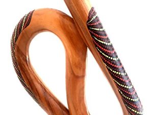Didgeridoo en forme de S en bois