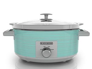 BLACK+DECKER SC2007D Mijoteuse 7 pintes Bleu sarcelle