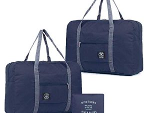 Lot de 2 sacs de voyage pliables