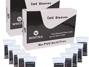 WINTRA Lot de 1000 pochettes transparentes pour