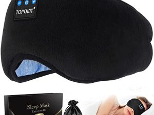 TOPOINT Casque de sommeil sans fil avec