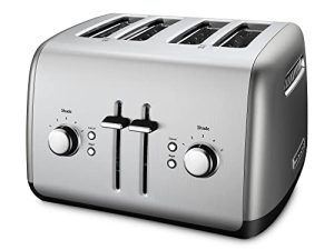 Grille-pain à 4 tranches KitchenAid avec levier