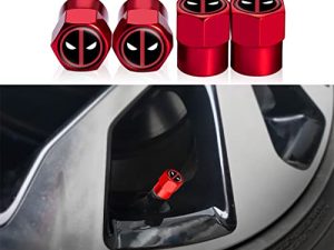 Fit Deadpool Valve Stem Caps Universal Tire