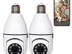 Tiantianka Caméra sans Fil WiFi Ampoule
