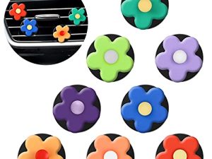8 Pièces Fleur Désodorisant Clips de Voiture