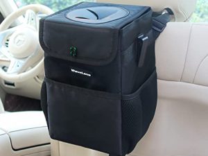 Poubelle de voiture avec couvercle
