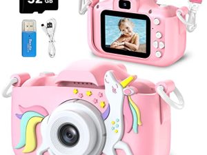 Goopow Kids Camera Toys pour filles de