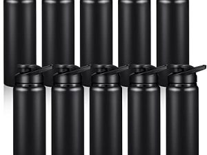 10 Pièces Bouteille d'Eau en Aluminium 24