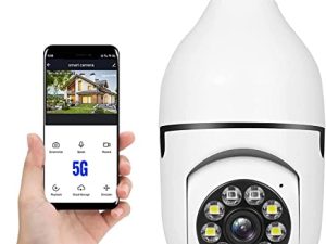 KOWVOWZ Caméras de sécurité 360° sans fil