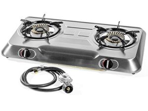 Cuisinière à double brûleur XtremepowerUS avec table