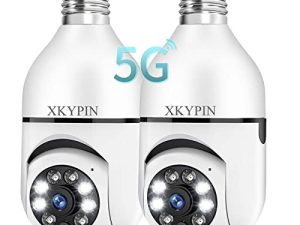 XKYPIN Ampoule Caméra de Sécurité Sans Fil