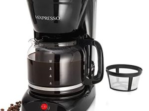 Mixpresso Cafetière goutte à goutte 12 tasses