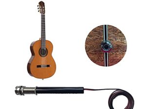 Aikongcd Micro Guitare Acoustique pour Guitare Classique