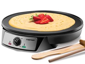 Crêpière et plaque chauffante électriques Chefman