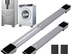 Lot de 2 roulettes mobiles extensibles pour