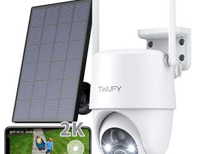 TWUFY Caméra de sécurité extérieure sans fil
