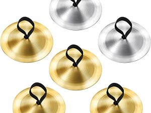 Boao 6 Pièces Cymbales De Doigt Danse
