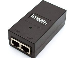 Adaptateur d'injecteur iCreatin Gigabit PoE 48V 24W