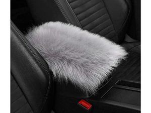 Coussin de couverture de console centrale Furry