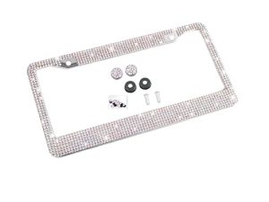 Cadre de plaque d'immatriculation de voiture Bling