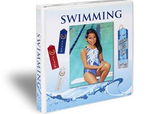 Mercurydean Natation Cadeau Récompense Ruban Classeur Organisateur