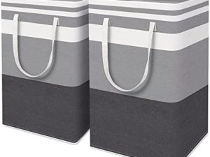 HomeHacks Lot de 2 grands paniers à
