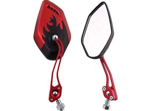 ESUPPORT Rouge Moto Moto 8mm 10mm Rétroviseur