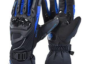 IRON JIA'S Gants de moto d'hiver chauds