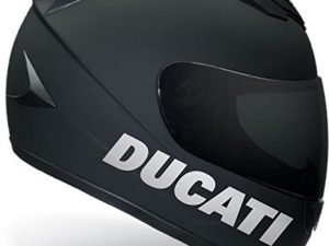 2 X Ducati Autocollant pour Casque Autocollant