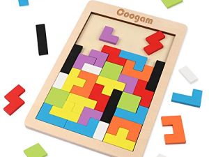 Coogam Blocs en Bois Puzzle Casse-tête Jouet