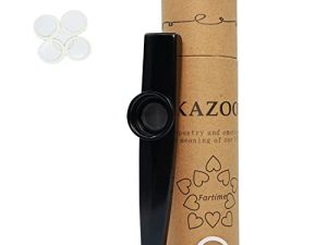 Fartime Kazoo en alliage d'aluminium exquis noir