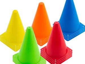 Baaxxango Lot de 20 cônes d'agilité en