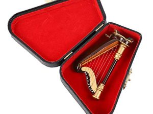 MILISTEN Miniature Harpe Modèle Instrument de Harpe