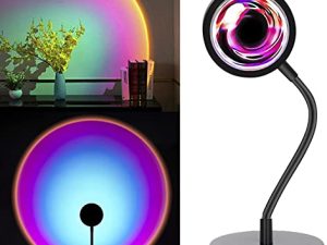 FEERMY Rainbow Lights Sunset Lamp