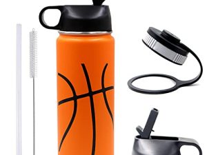 Bouteille d'eau de basket-ball de 18 oz