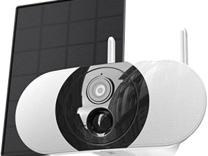ieGeek Caméras de sécurité solaires extérieures sans