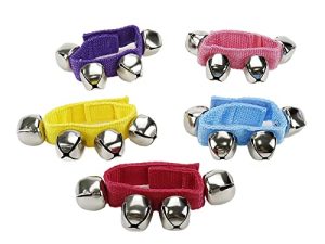 Geesatis 5 Pcs Hand Band Wrist Bells