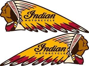 USTORE Autocollant en Vinyle pour Motos Indiennes