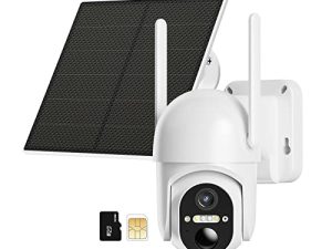 Caméra de sécurité cellulaire 4G LTE avec