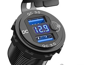 Prise USB 12 V double charge rapide