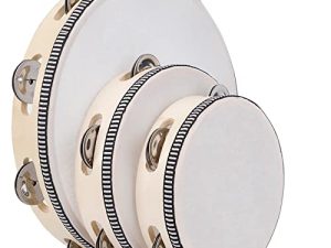 Dreokee Lot de 3 tambourins pour adultes