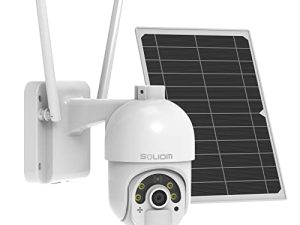 SOLIOM Caméra de sécurité solaire extérieure