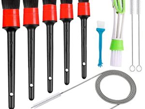 Kit de brosses de détail de voiture